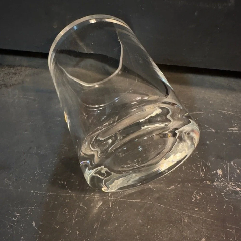 Clear Glass Tumbler Heavy Base Drinkware Barware Tableware 3